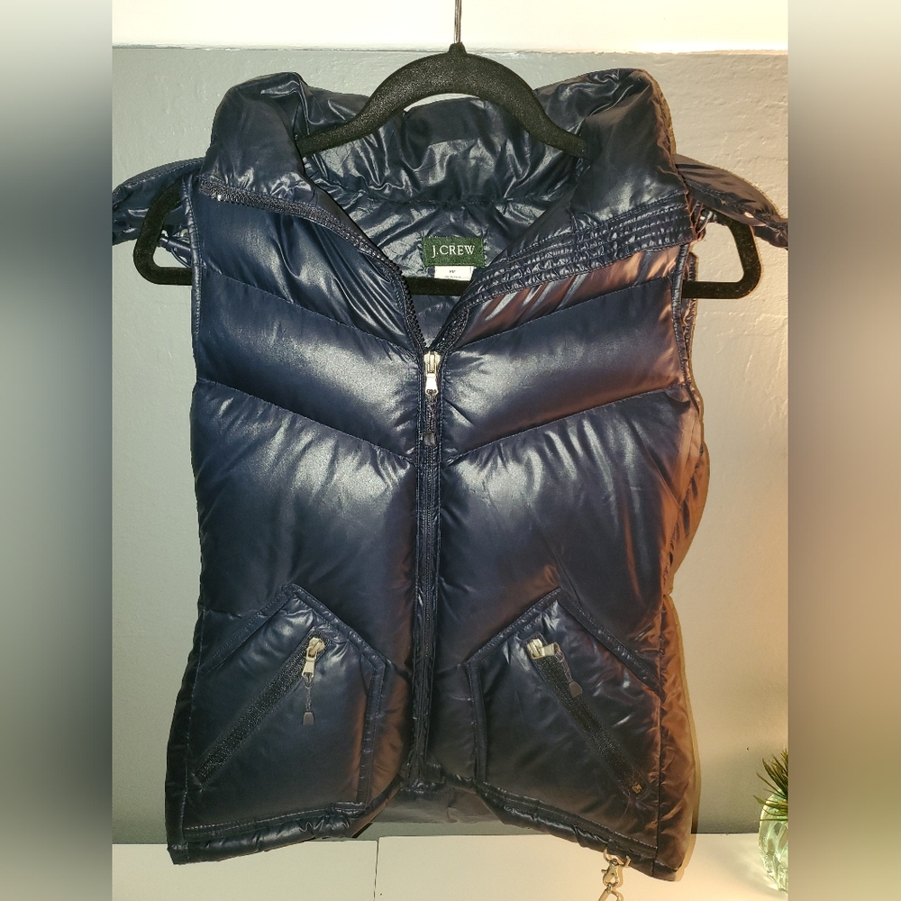 J. Crew puffer vest size PM